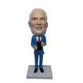 Stock Corporate/Office Man Preparing to Address The Staff Male Bobblehead